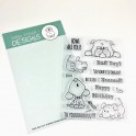 Clear Stamp Set "Moody Unicorns"