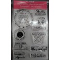 Stempelset mit Acrylblocks Geburt