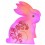 Verpackungsschablone Hase