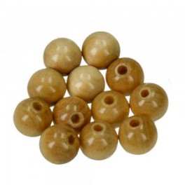 Holzperlen 6mm natur