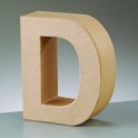 Papp Art Buchstabe D klein