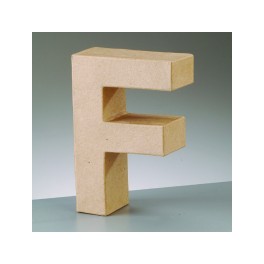 Papp Art Buchstabe F klein