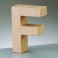 Papp Art Buchstabe F klein