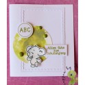 Stempelset mit Acrylblocks Geburt