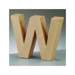 Papp Art Buchstabe W klein