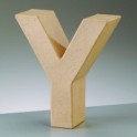 Papp Art Buchstabe Y klein