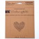 Vaessen Creative • Embossing folder von Herzen mit Herzen