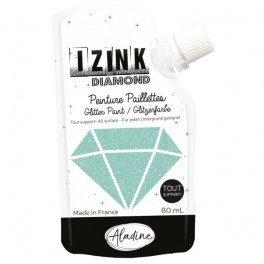 Izink Diamond Glitter Paint ROT