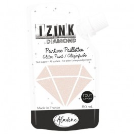 Izink Diamond Glitter Paint ROT