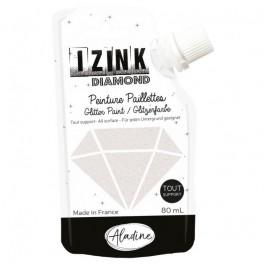 Izink Diamond Glitter Paint ROT