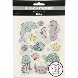 Rub-on-Sticker Buchstaben & Zahlen