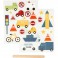 Rub-on-Sticker Buchstaben & Zahlen