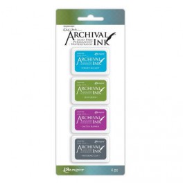 Ranger Archival Mini Ink Kit 4 Wendy Vecchi