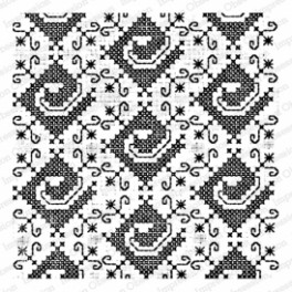 Motivstempel Cover-a-Card "Cross Stich"