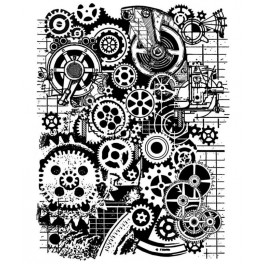 Stamperia Natural Rubber Stamp Country Crackle
