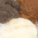 Wolle zum Filzen natur Mix