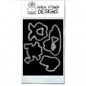 Clear Stamp Set "Moody Unicorns"