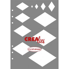 Crealies J&P Planner halbtransparent mit Frontpocket