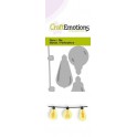 Schneideschablone "Gras,Kaninchen,Hasen"