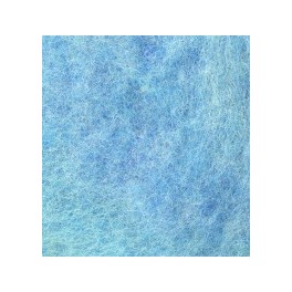 Wolle zum Filzen hellblau meliert