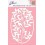 Nellies Choice Mixed Media Stencils A6 Rahmen Blumen