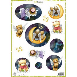 CraftEmotions Decoupage Bogen Odey & Friends 1
