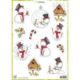 CraftEmotions Decoupage Bogen Odey & Friends 1