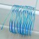 Aludraht 1mm blau