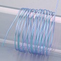 Aludraht 1mm eisblau