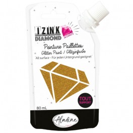Izink Diamond Glitter Paint ROT