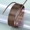 Aludraht 2mm dunkelbraun