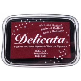 Delicata Stempelkissen Ruby Red