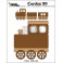 Crealies J&P Planner halbtransparent mit Frontpocket