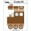 Crealies J&P Planner halbtransparent mit Frontpocket