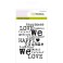 Motvstempel "Love"