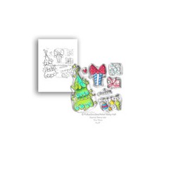 Polkadoodles Little Monsters Clear Stamp Pip Onesie