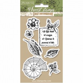 Stamperia Natural Rubber Stamp Country Crackle