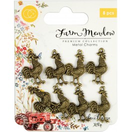 Metal charms set Around the World 1