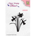 Motivstempel "Weihnachten Uhr"
