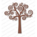 Schneideschablone "Swirl Tree"