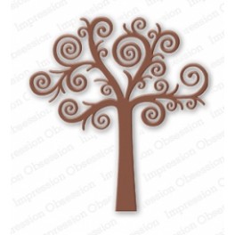 Schneideschablone "Swirl Tree"