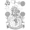 Motivstempel Crazy Cats - Grumpy Guss 