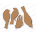 Schneideschablone "Bird Set"