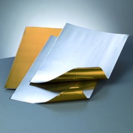 Alufolienzuschnitt Prägefolie gold/silber