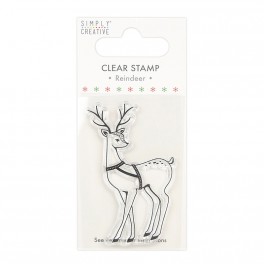 Simply Creative Christmas Car Clear Stamp