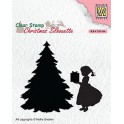 Motivstempel "Weihnachten Uhr"