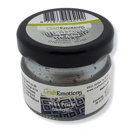 CraftEmotions Wax Paste metallic- Schildkrötengrün 