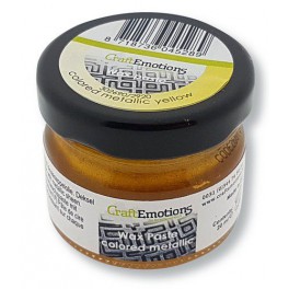 CraftEmotions Wax Paste metallic- Schildkrötengrün 