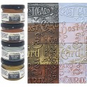 CraftEmotions Wax Paste metallic- Schildkrötengrün 