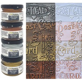 CraftEmotions Wax Paste metallic- Schildkrötengrün 